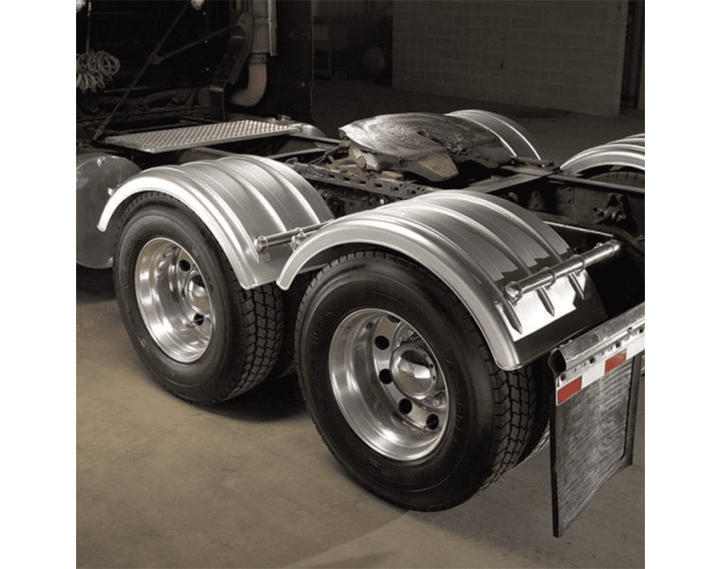 Minimizer™ MIN 150 Semi Truck Poly Fenders Kit For 22.5" / 24.5" Wheels | Single Axle