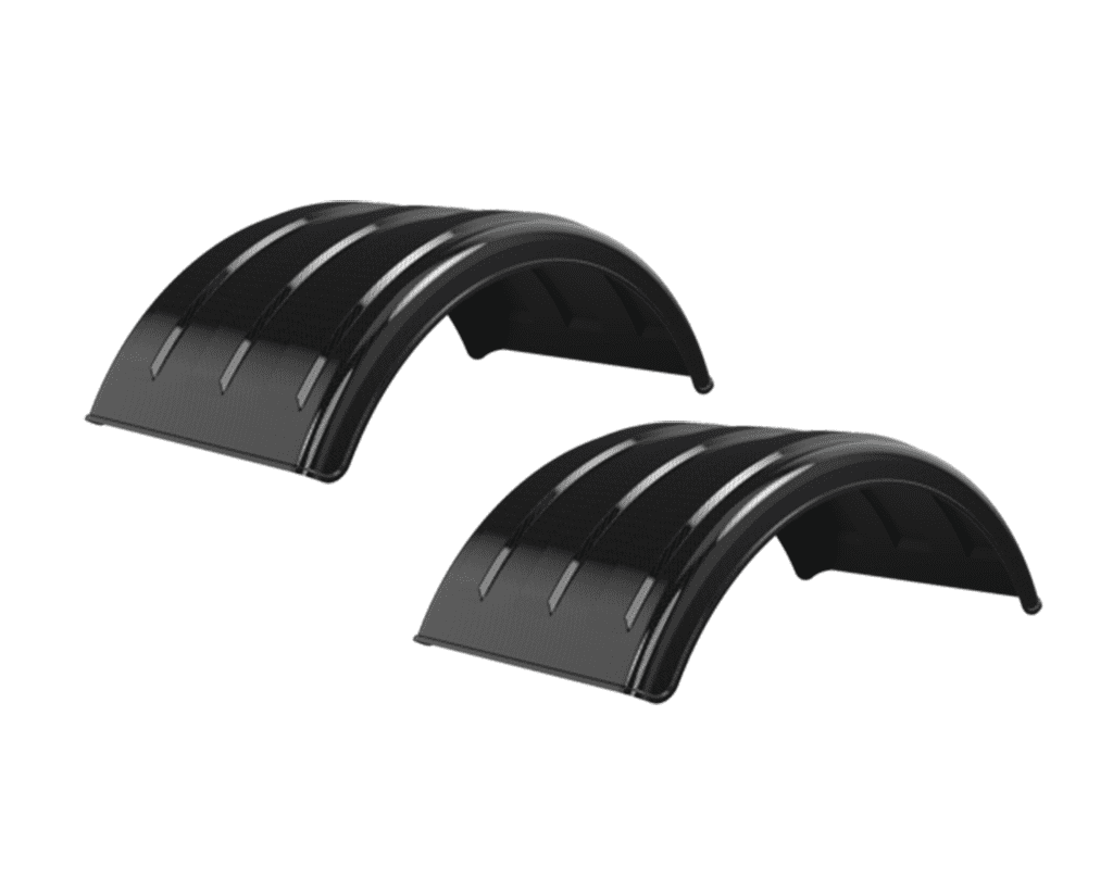 Minimizer™ MIN 150 Semi Truck Poly Fenders Kit For 22.5" / 24.5" Wheels | Single Axle