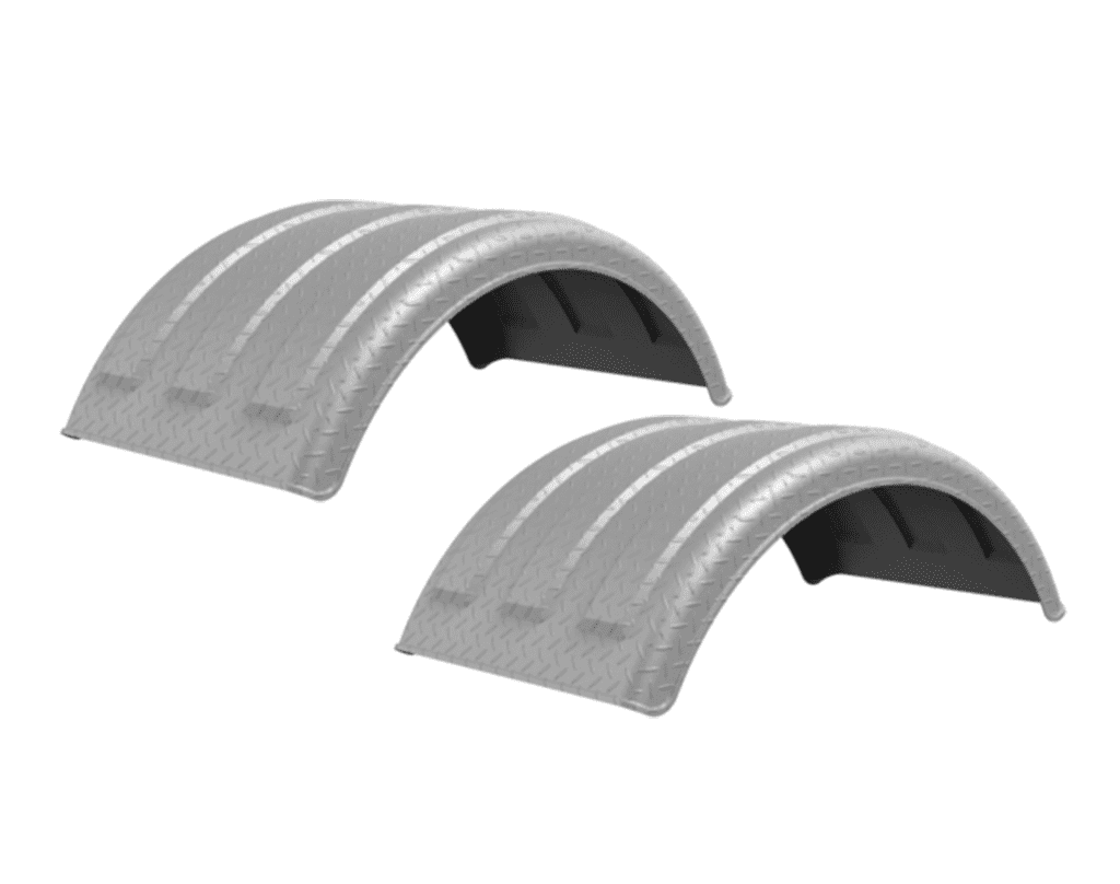 Minimizer™ MIN 150 Semi Truck Poly Fenders Kit For 22.5" / 24.5" Wheels | Single Axle