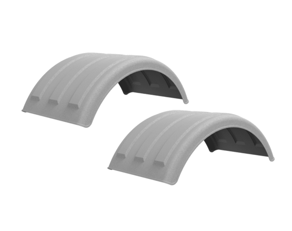 Minimizer™ MIN 150 Semi Truck Poly Fenders Kit For 22.5" / 24.5" Wheels | Single Axle
