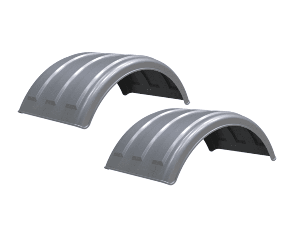 Minimizer™ MIN 150 Semi Truck Poly Fenders Kit For 22.5" / 24.5" Wheels | Single Axle