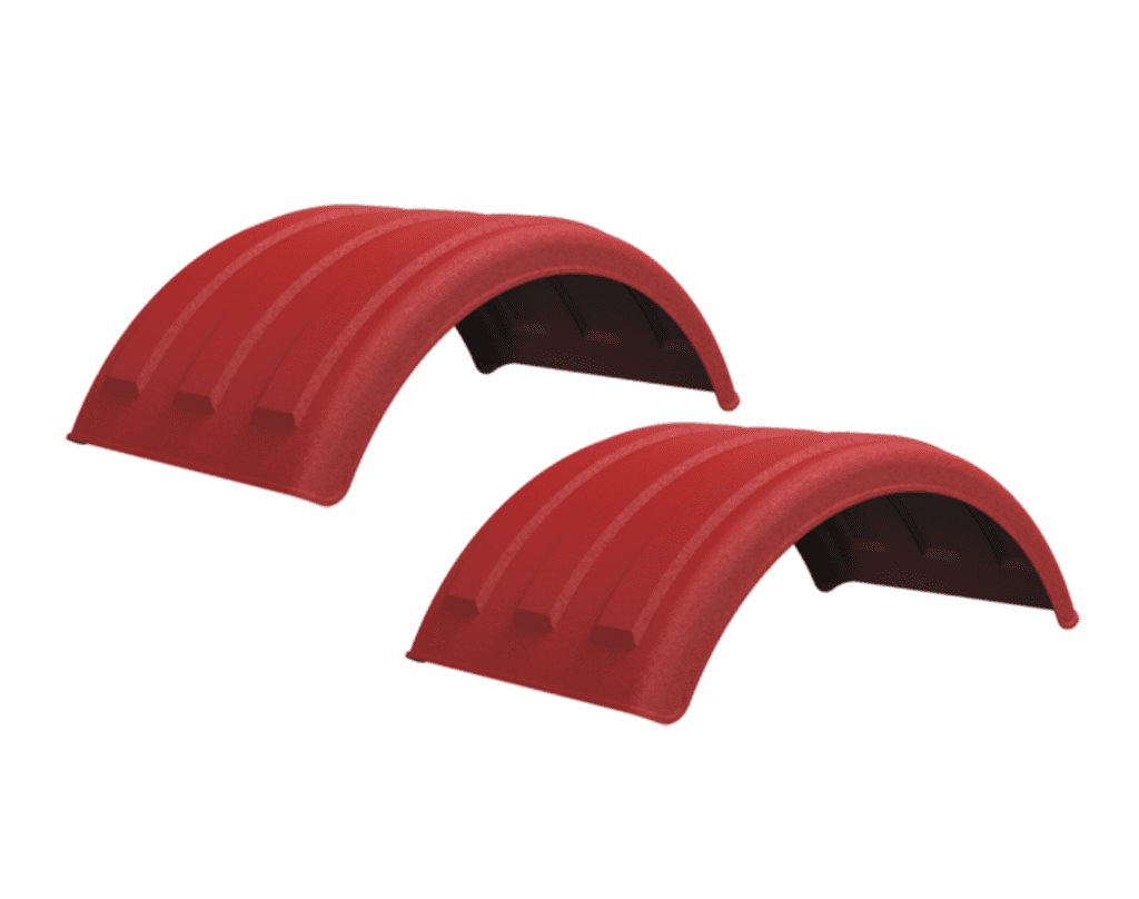 Minimizer™ MIN 150 Semi Truck Poly Fenders Kit For 22.5" / 24.5" Wheels | Single Axle