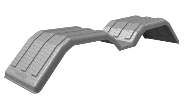 Minimizer™ Truck Fender MIN200 Fits 52"-54" Tandem Axle With 22.5" / 24.5" Dual Tires