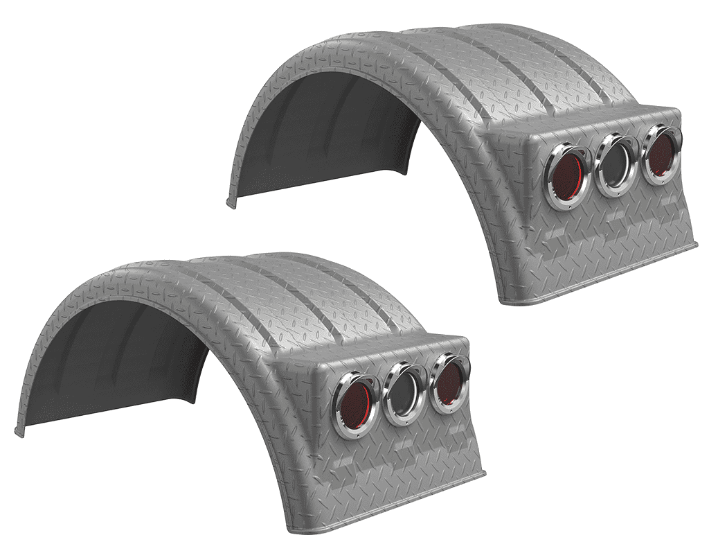 Minimizer™ MIN 2260 Semi Truck Poly Fender Kit | Multiple Axle