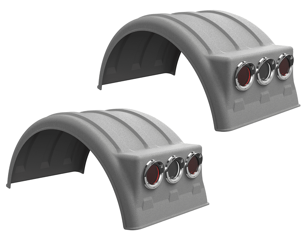 Minimizer™ MIN 2260 Semi Truck Poly Fender Kit | Multiple Axle