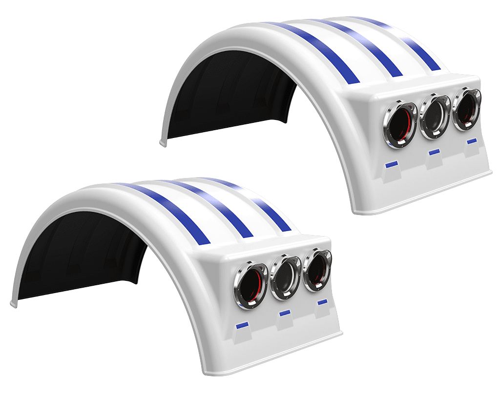 Minimizer™ MIN 2260 Semi Truck Poly Fender Kit | Multiple Axle
