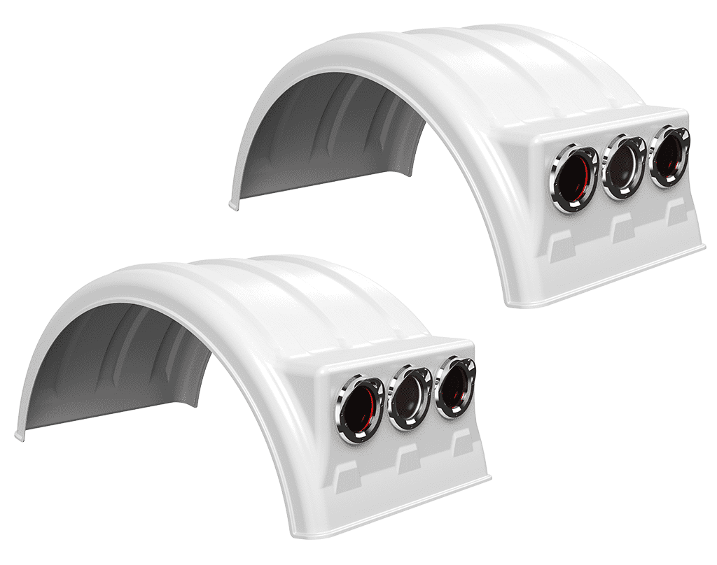 Minimizer™ MIN 2260 Semi Truck Poly Fender Kit | Multiple Axle