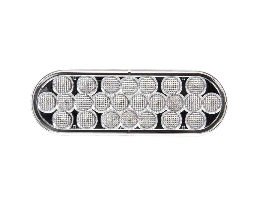 Truck-Lite 6.5" Signal-Stat LED Clear Oval Back Up Light | # 6060C