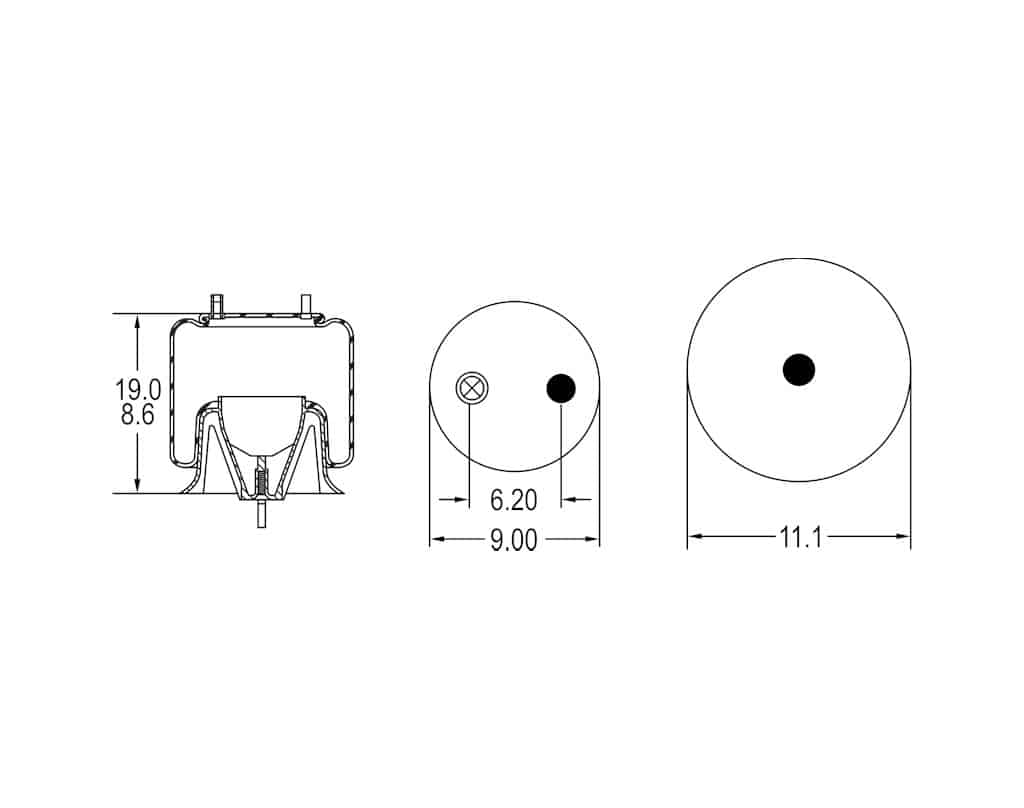 TTP Air Bag & Piston Assembly | # TTP1R12303