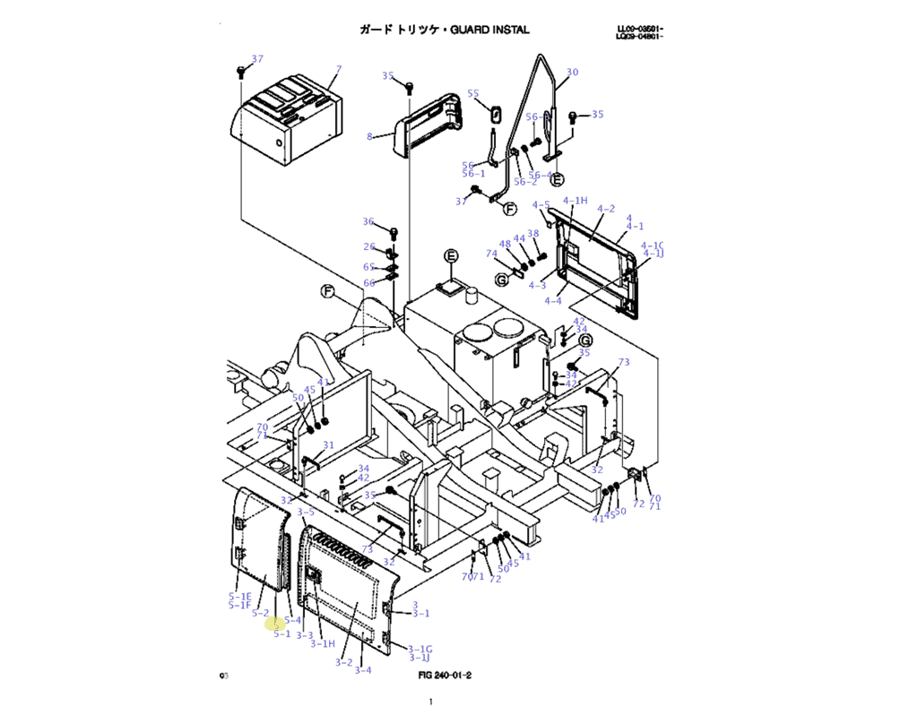 Kobelco Excavator Panel Assembly - New | # YN21C01676F3