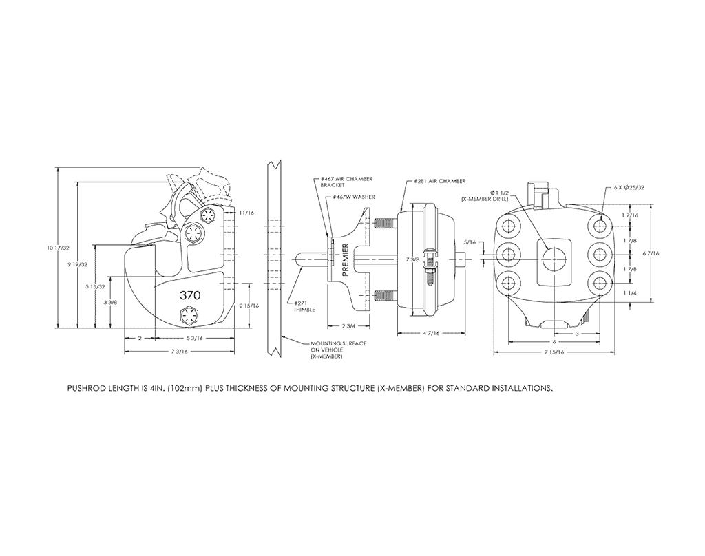 Premier Manufacturing 370 Slack Reducing Couplings