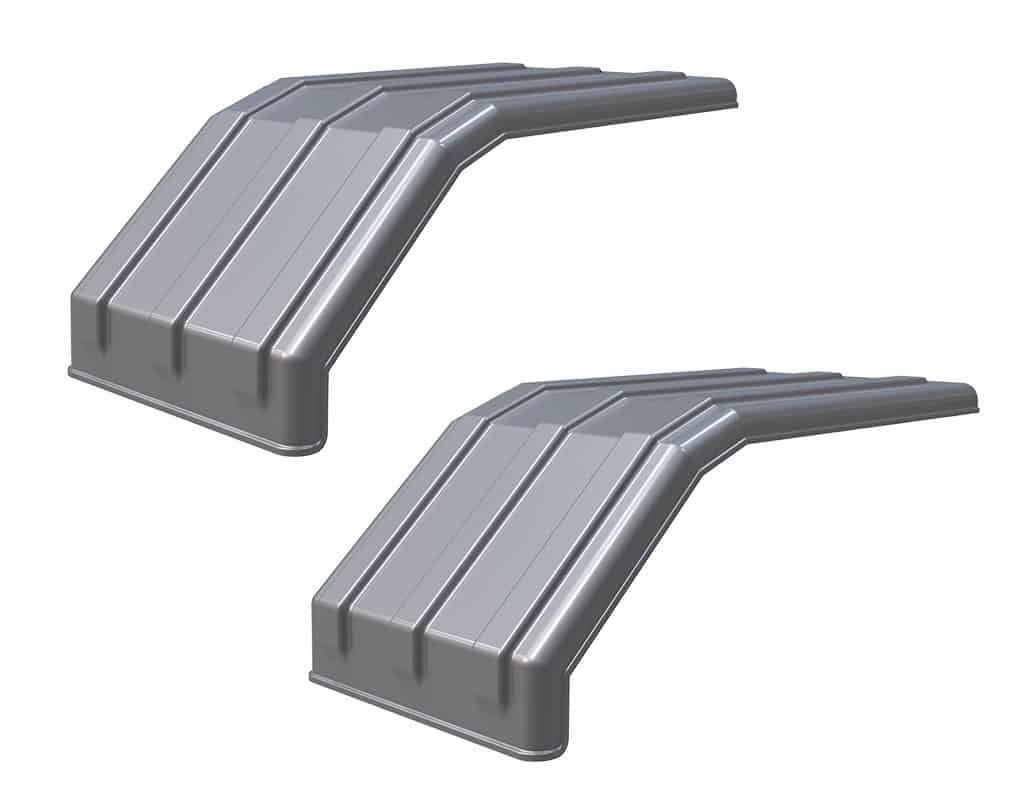 Minimizer MIN1550 Truck Half Fender Set For 22.5" / 24.5" Dual Tires