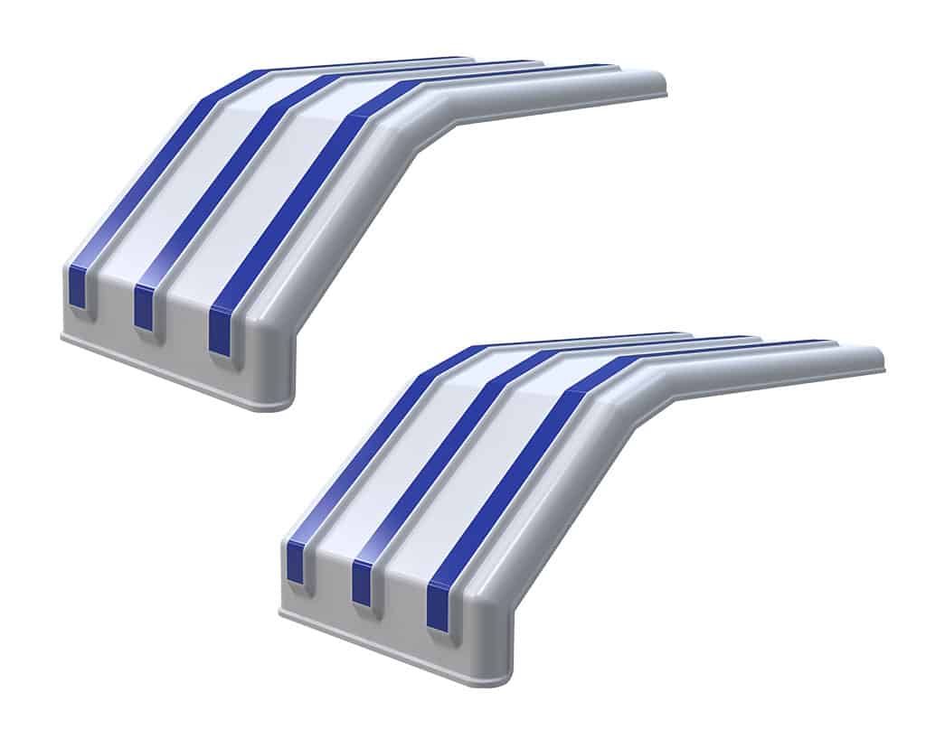 Minimizer MIN1550 Truck Half Fender Set For 22.5" / 24.5" Dual Tires