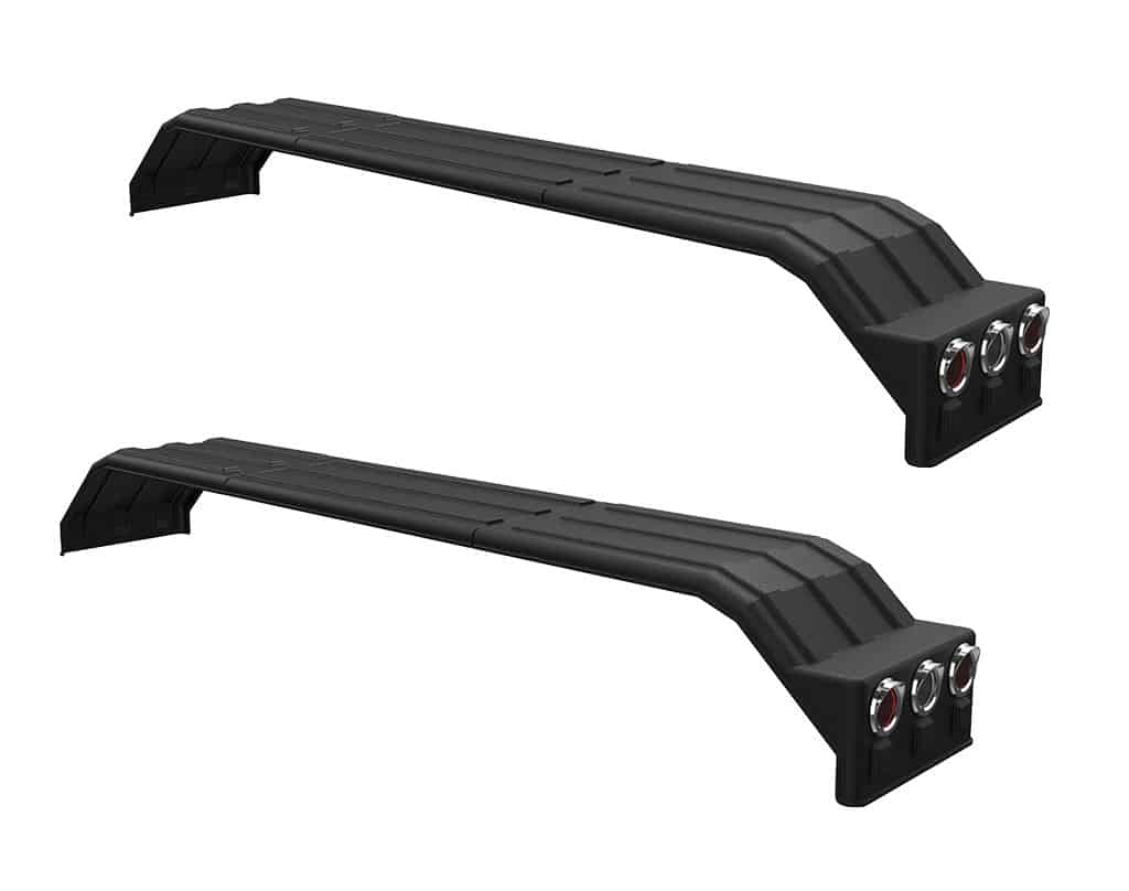 Minimizer MINTA1554 Semi Truck Poly Fenders Kit For Tri-Axle 22.5" Or 24.5" Wheels