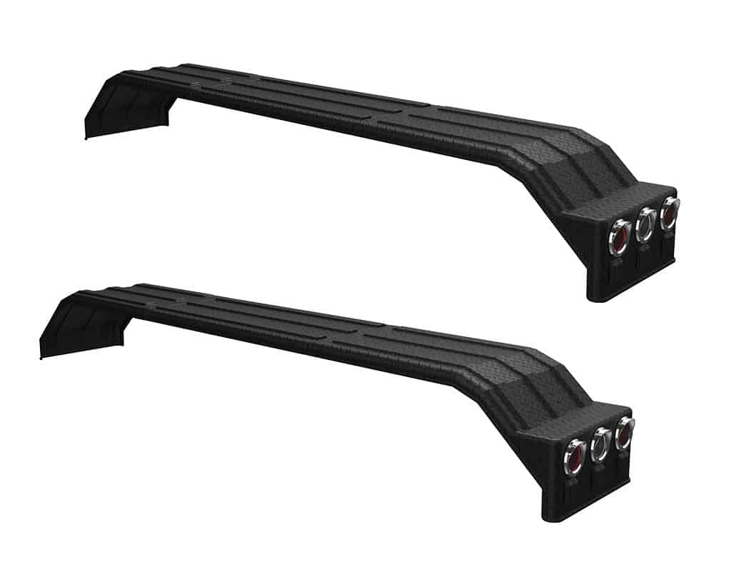 Minimizer MINTA1554 Semi Truck Poly Fenders Kit For Tri-Axle 22.5" Or 24.5" Wheels