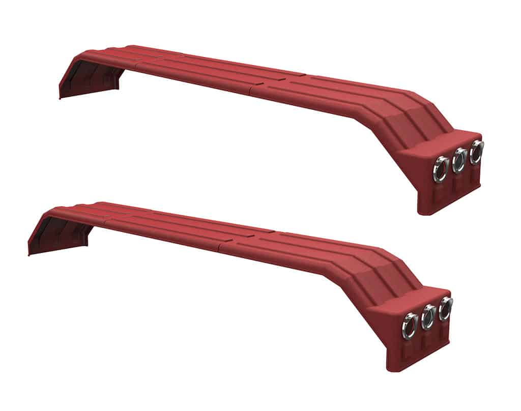 Minimizer MINTA1554 Semi Truck Poly Fenders Kit For Tri-Axle 22.5" Or 24.5" Wheels