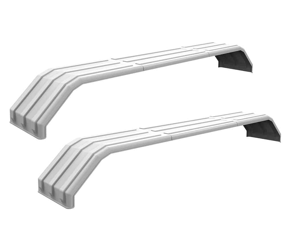 Minimizer MINTA1554 Semi Truck Poly Fenders Kit For Tri-Axle 22.5" Or 24.5" Wheels