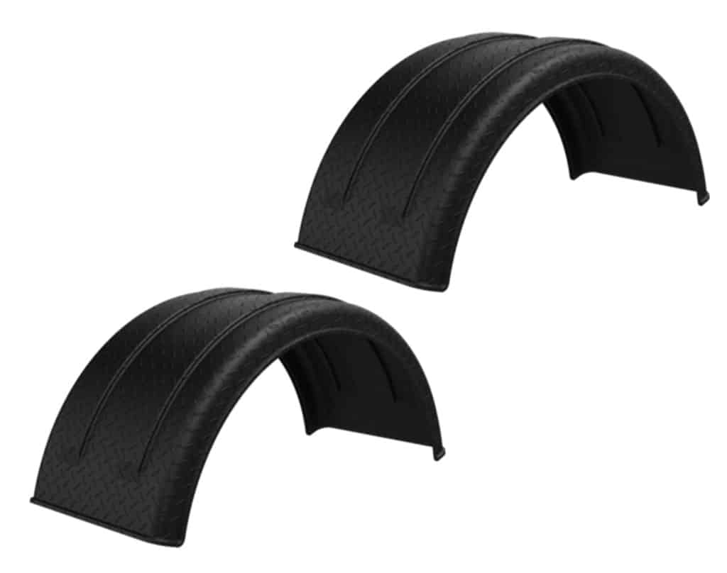 Minimizer™ MIN 221800 Semi Truck Poly Fenders Kit For 22.5" / 24.5" Wheels | Single Axle