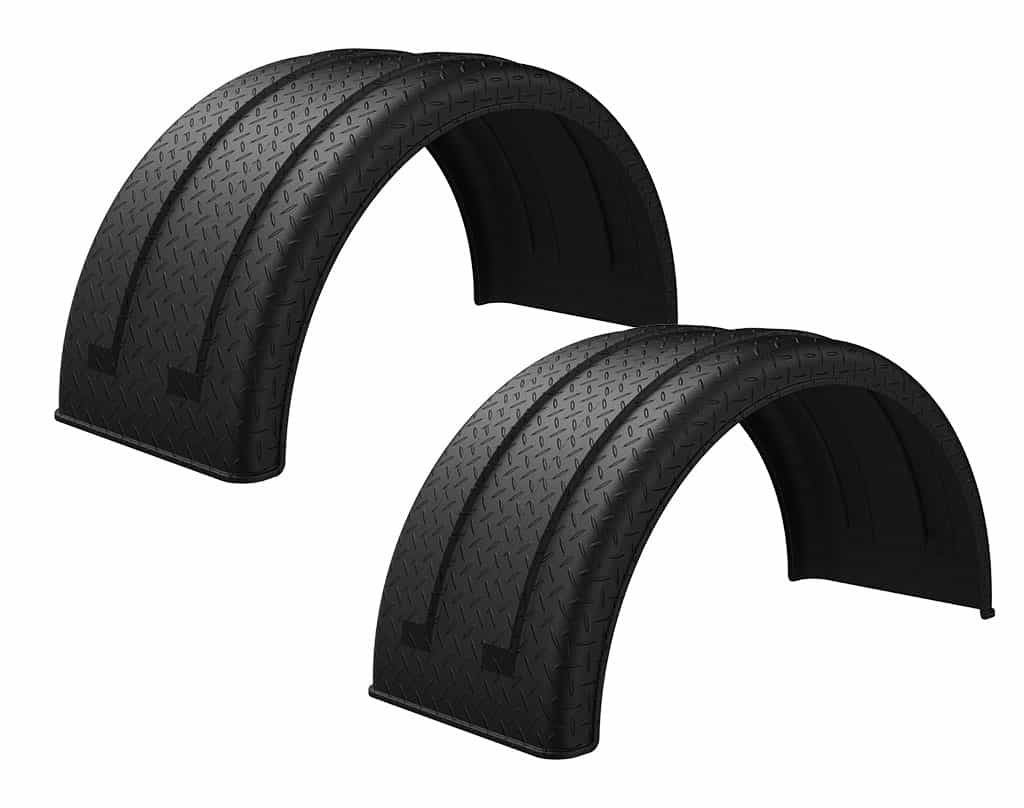 Minimizer™ MIN 2220 Semi Truck Poly Fenders Kit For 22.5" / 24.5" Wide-Base Wheels
