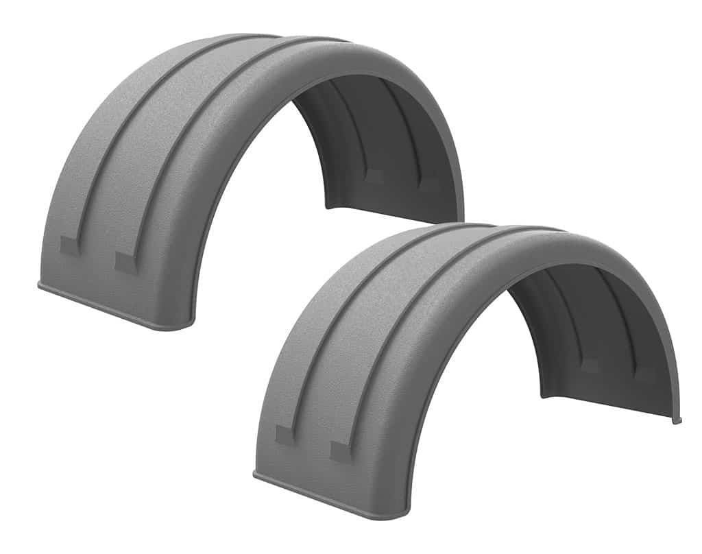 Minimizer™ MIN 2220 Semi Truck Poly Fenders Kit For 22.5" / 24.5" Wide-Base Wheels