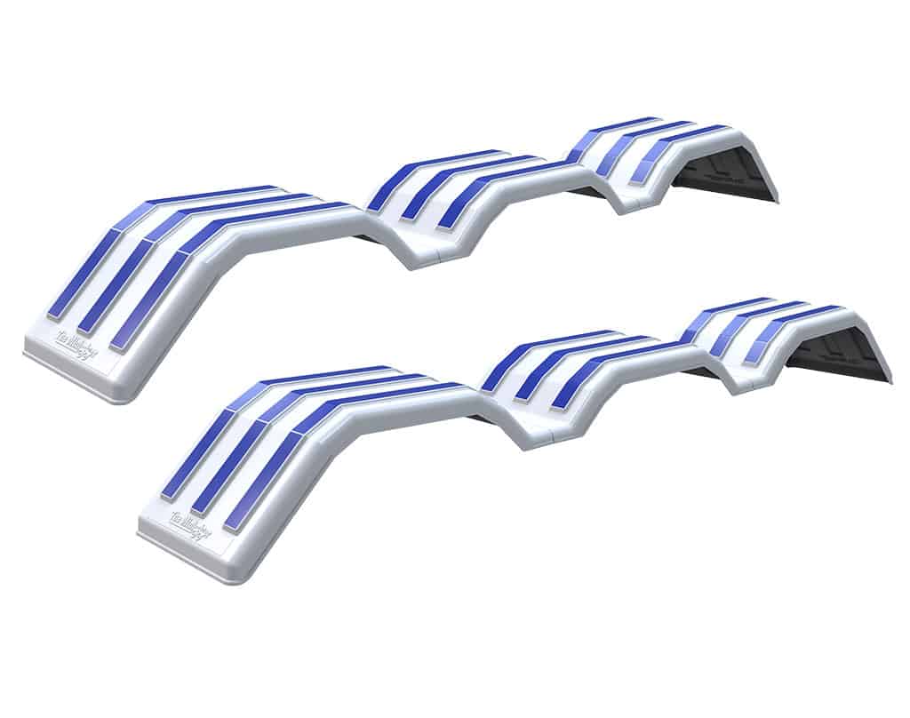 Minimizer™ 300 Semi Truck Fender Kit For Tri-Axle With 22.5" / 24.5" Tires