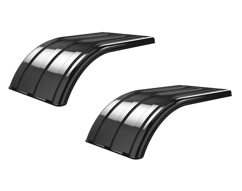Minimizer™ MIN 4050 Half Truck Fender Set For 22.5" / 24.5" Dual Tires