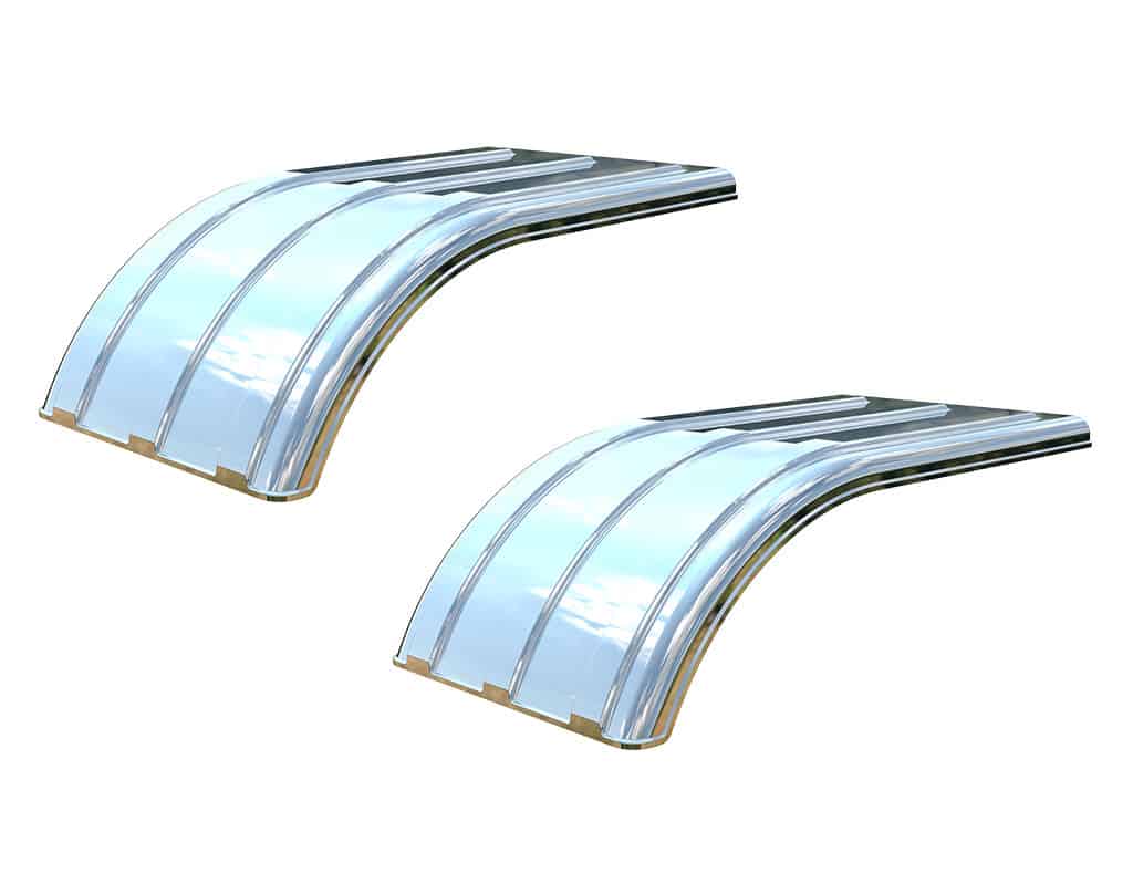 Minimizer™ MIN 4050 Half Truck Fender Set For 22.5" / 24.5" Dual Tires