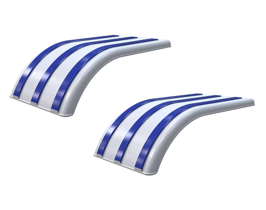 Minimizer™ MIN 4050 Half Truck Fender Set For 22.5" / 24.5" Dual Tires