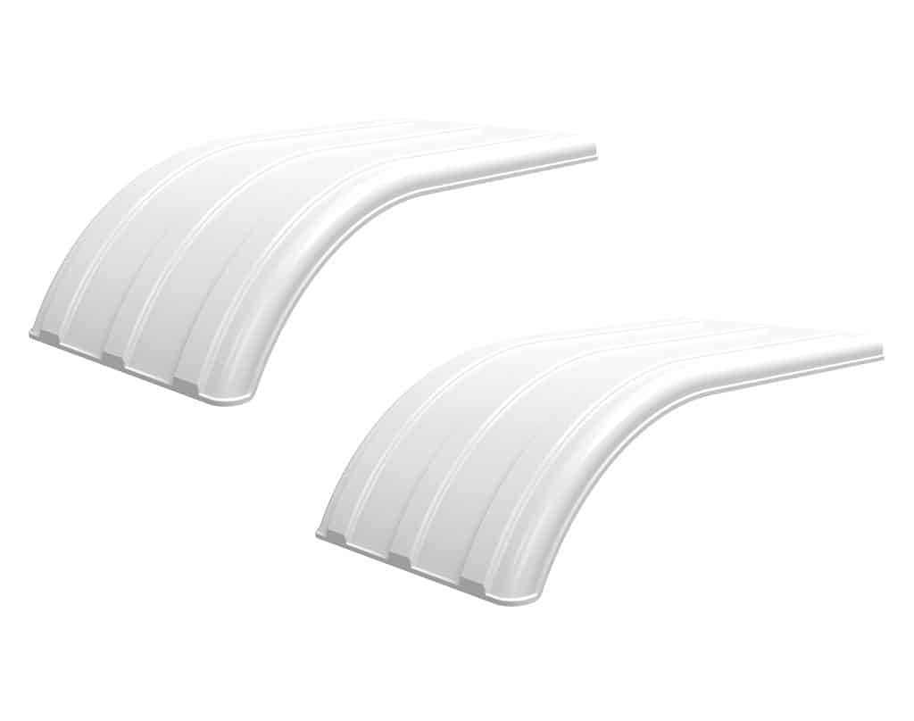Minimizer™ MIN 4050 Half Truck Fender Set For 22.5" / 24.5" Dual Tires