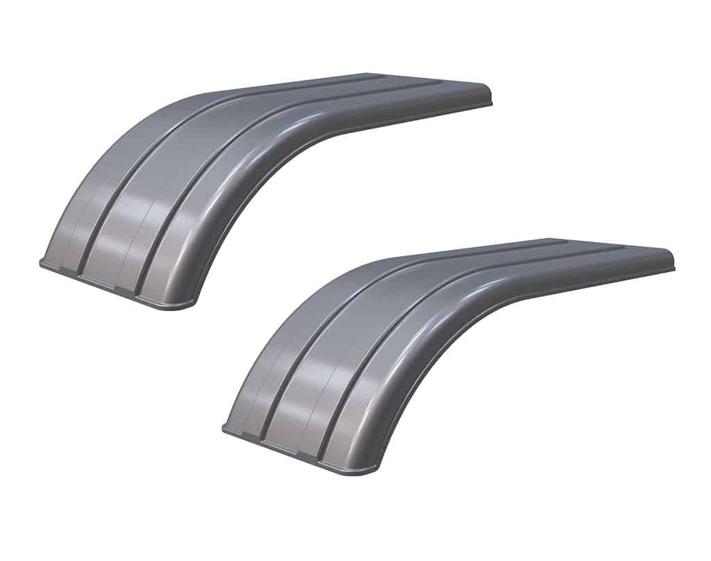 Minimizer MIN 4070 Semi Truck Half Fenders For 22.5" / 24.5" Wide-Base Tires