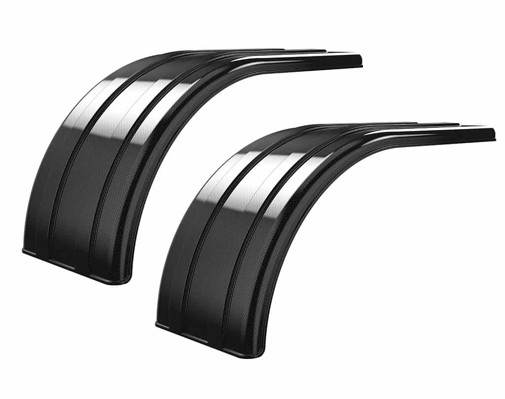 Minimizer MIN 9070 Semi Truck Half Fenders For 22.5" / 24.5" Wide-Base Tires