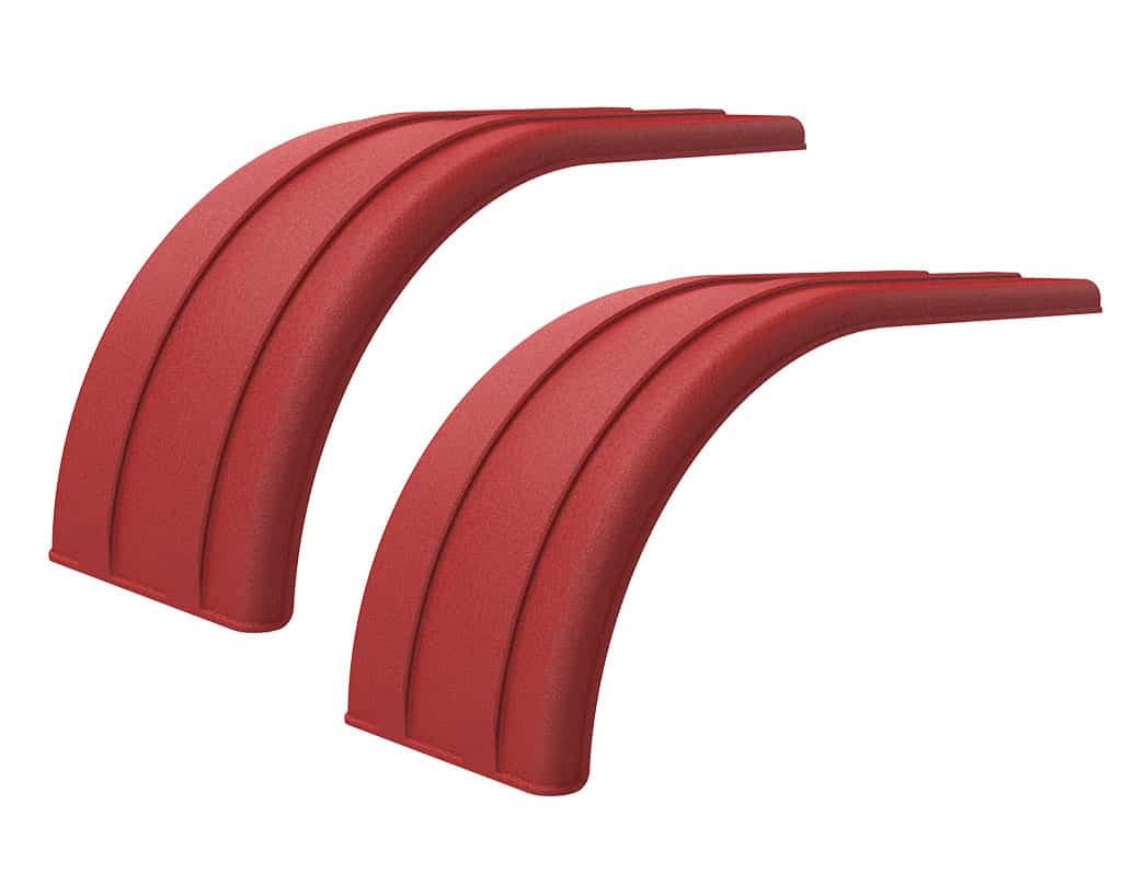 Minimizer MIN 9070 Semi Truck Half Fenders For 22.5" / 24.5" Wide-Base Tires