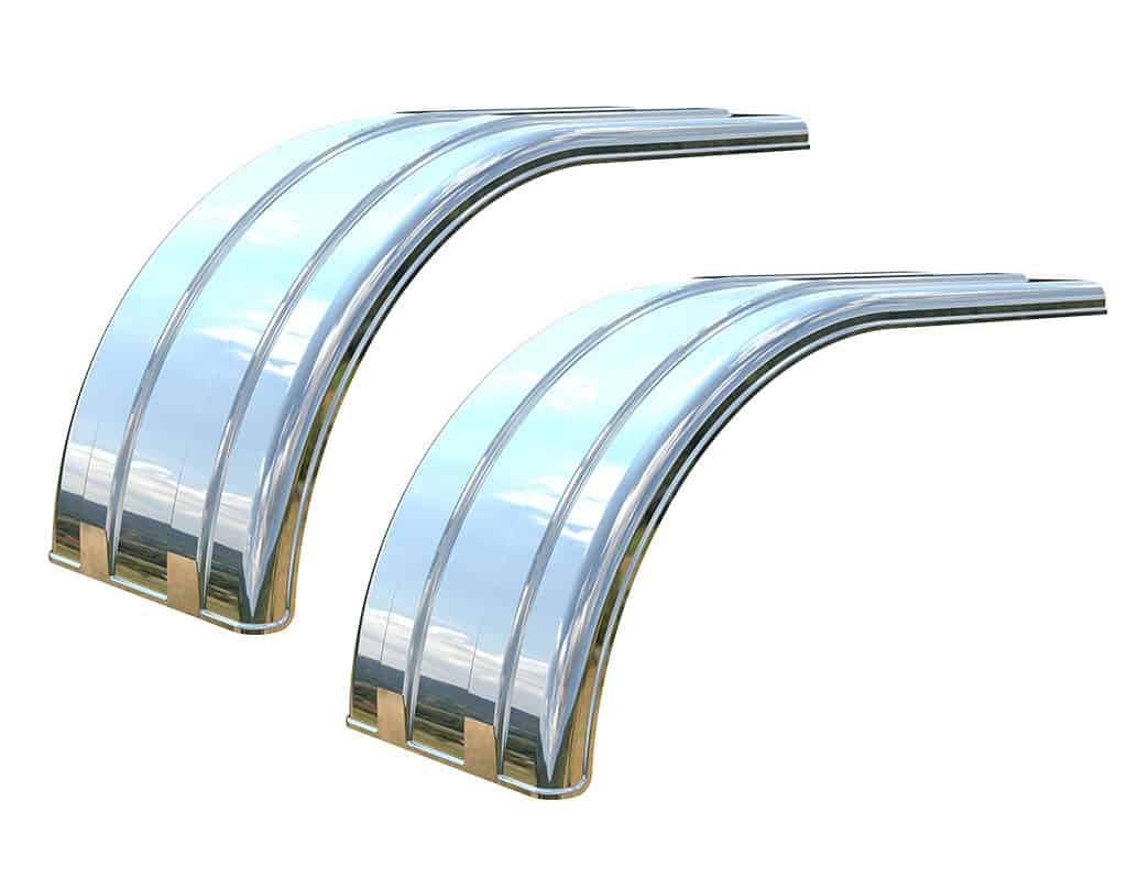 Minimizer MIN 9070 Semi Truck Half Fenders For 22.5" / 24.5" Wide-Base Tires