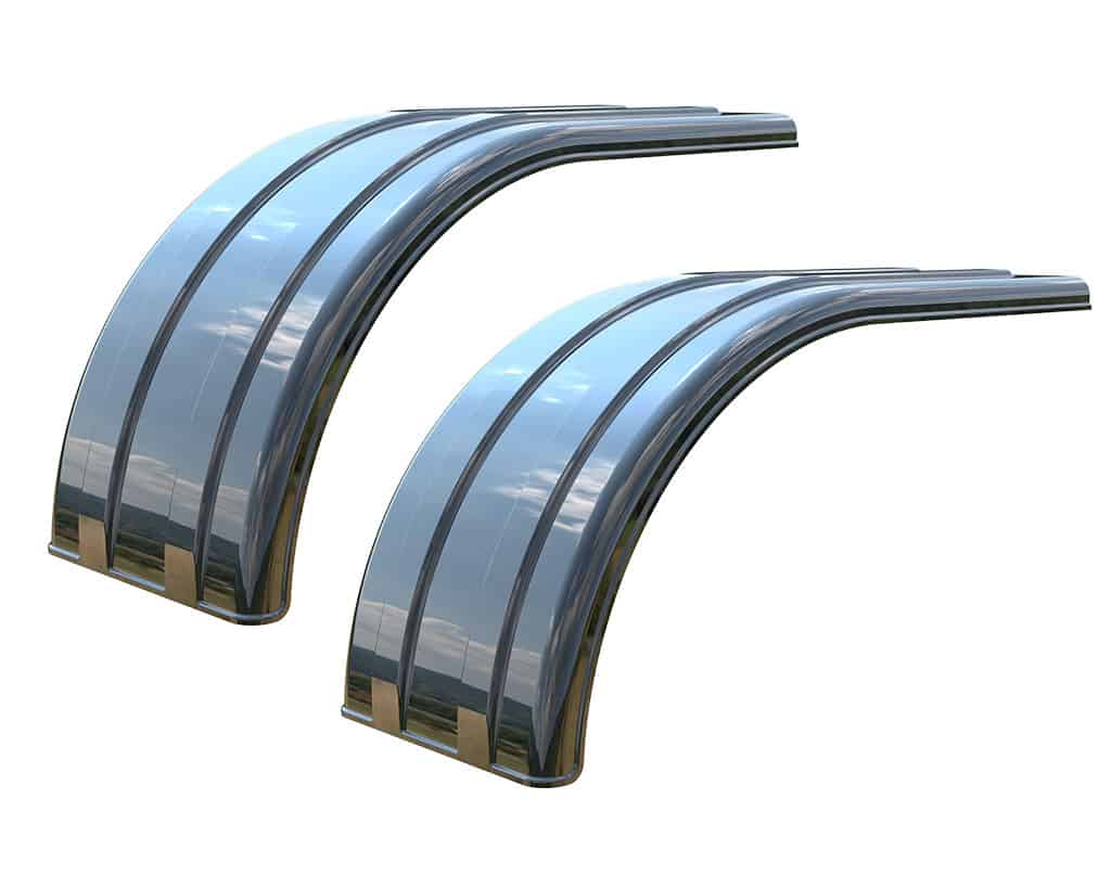 Minimizer MIN 9070 Semi Truck Half Fenders For 22.5" / 24.5" Wide-Base Tires