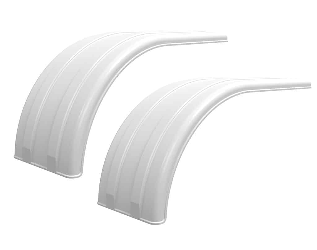 Minimizer MIN 9070 Semi Truck Half Fenders For 22.5" / 24.5" Wide-Base Tires