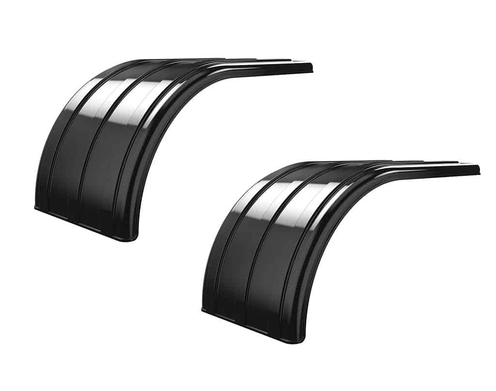 Minimizer™ 950 Semi Truck Half Fender Set For 22.5" / 24.5" Dual Tires