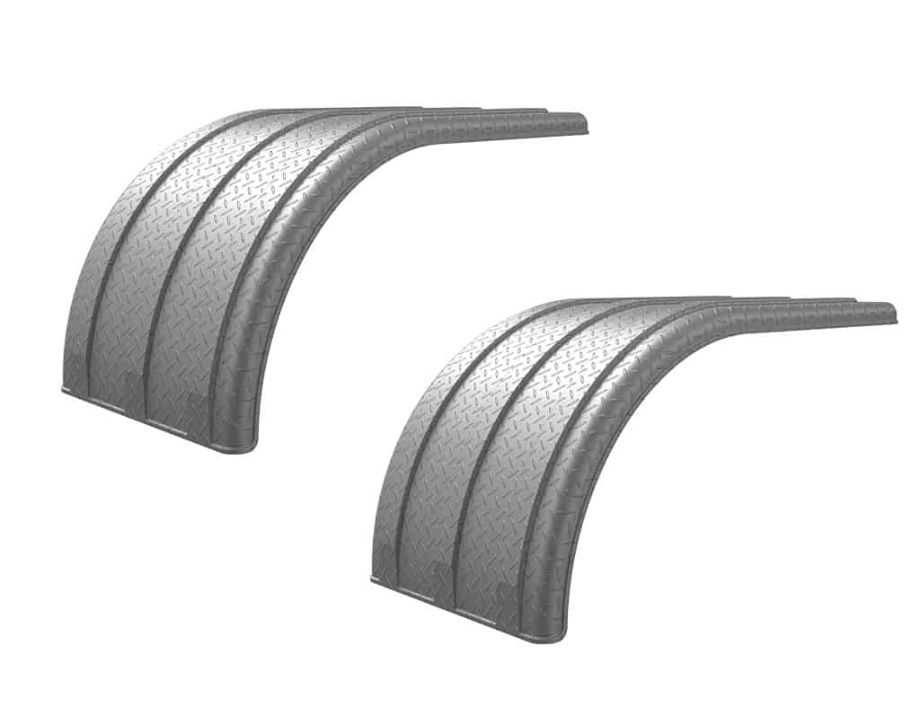 Minimizer™ 950 Semi Truck Half Fender Set For 22.5" / 24.5" Dual Tires