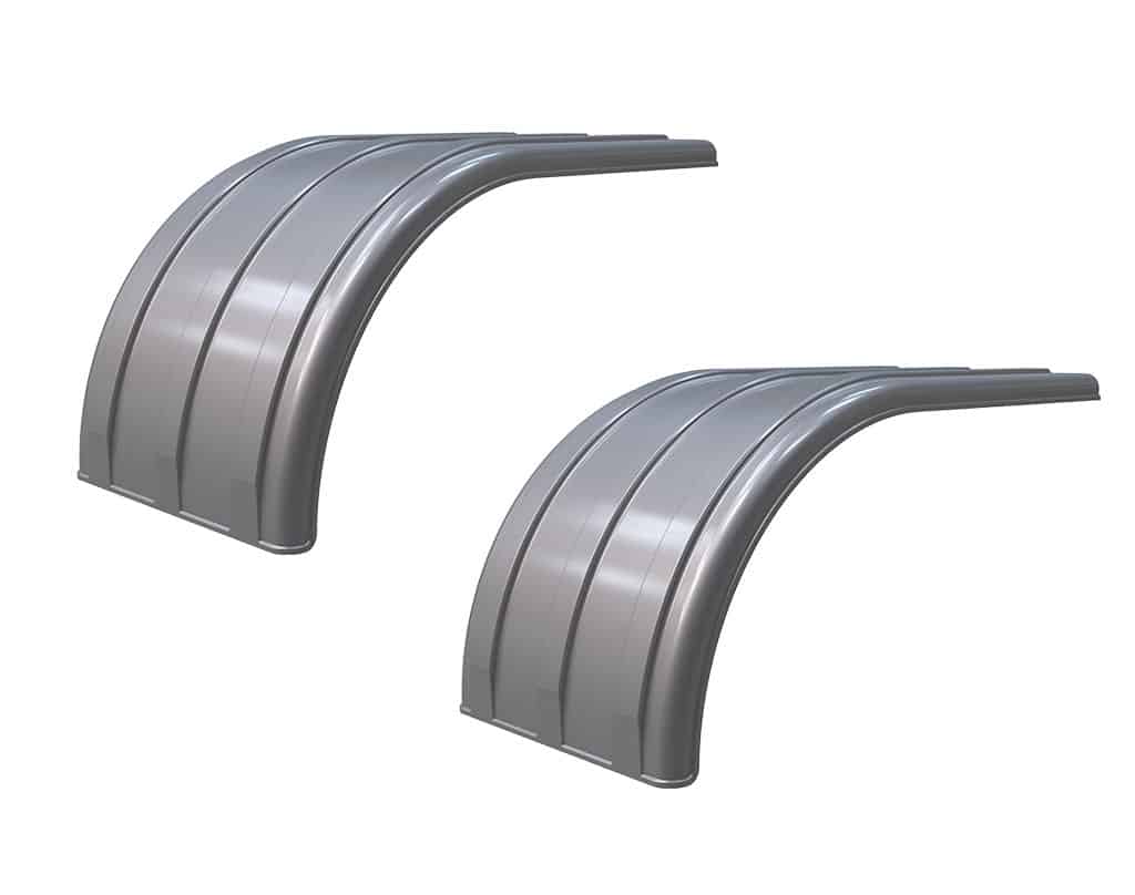 Minimizer™ 950 Semi Truck Half Fender Set For 22.5" / 24.5" Dual Tires