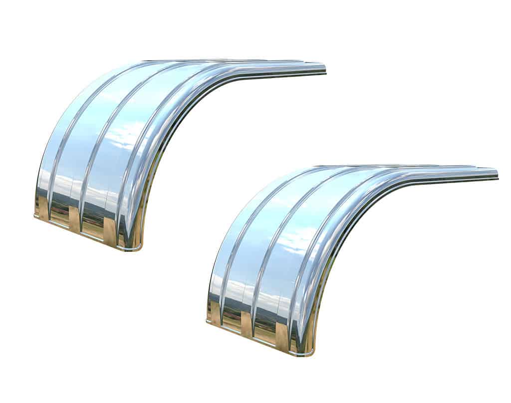Minimizer™ 950 Semi Truck Half Fender Set For 22.5" / 24.5" Dual Tires