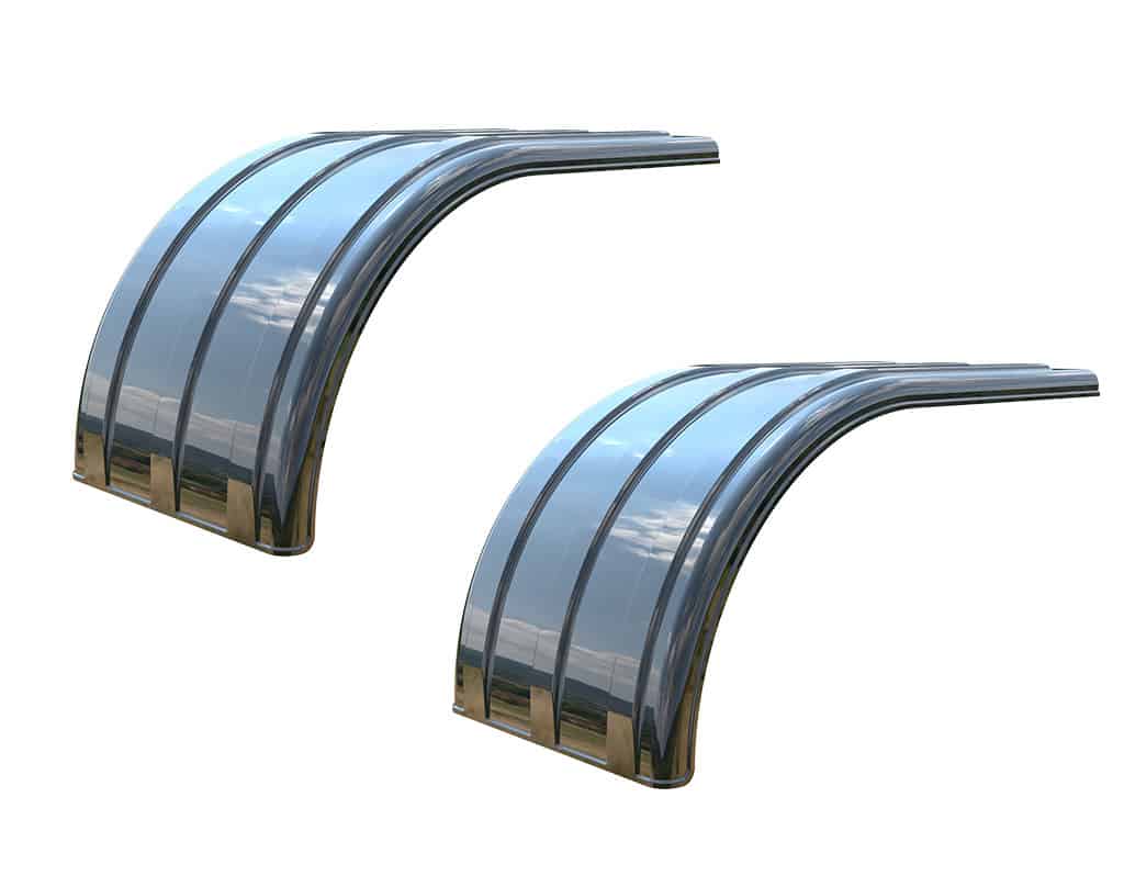 Minimizer™ 950 Semi Truck Half Fender Set For 22.5" / 24.5" Dual Tires