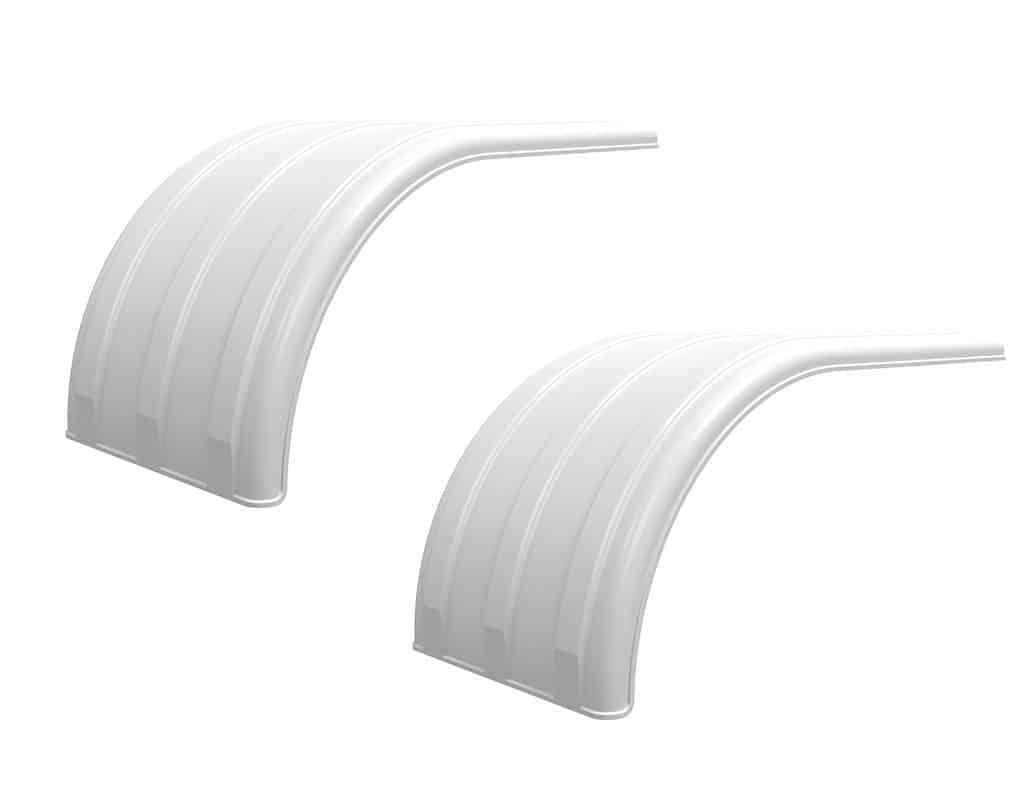 Minimizer™ 950 Semi Truck Half Fender Set For 22.5" / 24.5" Dual Tires