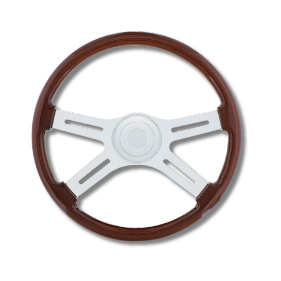International 18" 4 Spoke Steering Wheel With Hub & Horn Kit | # 88143
