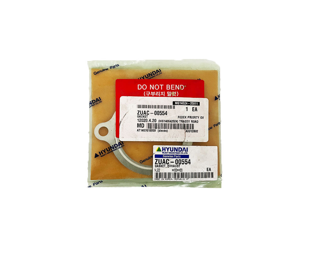 Hyundai Construction Equipment HCE Gasket | # ZUAC-00578