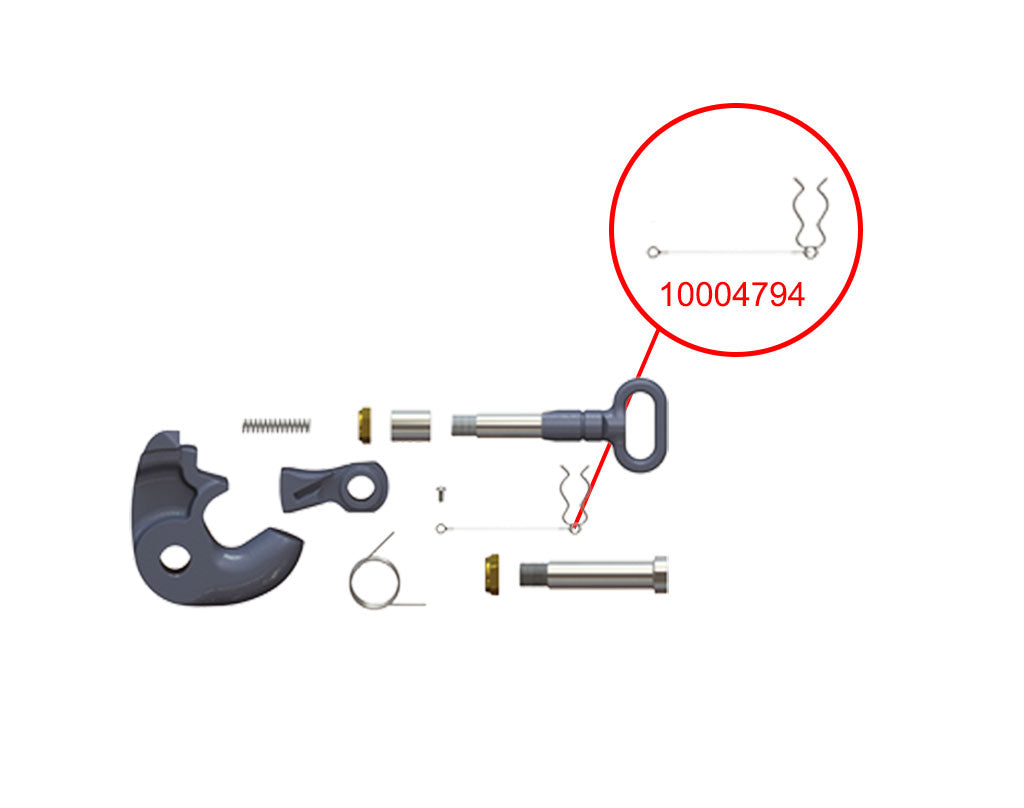 Premier Manufacturing Clip & Cable (16DS Drive Screw Incl.) For 579PK Parts Kit | # 10004794