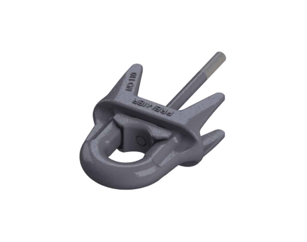 Premier Manufacturing 110 Weld-On Slack Reducing Drawbar Eyes