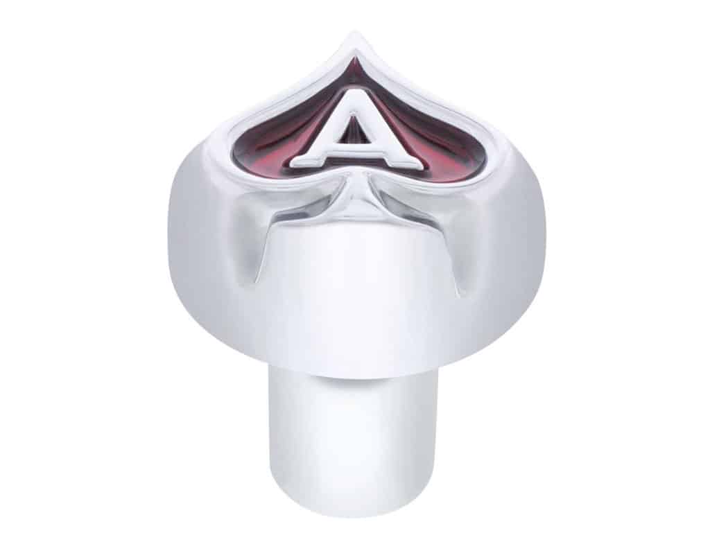 Chrome Aces Of Spades Shift Knob 1/2" - 13 Thread-On | # 23498