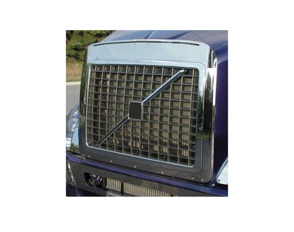 Volvo 2003+ VN Bug Deflector & Grille Deflector Stainless Steel | # 29013