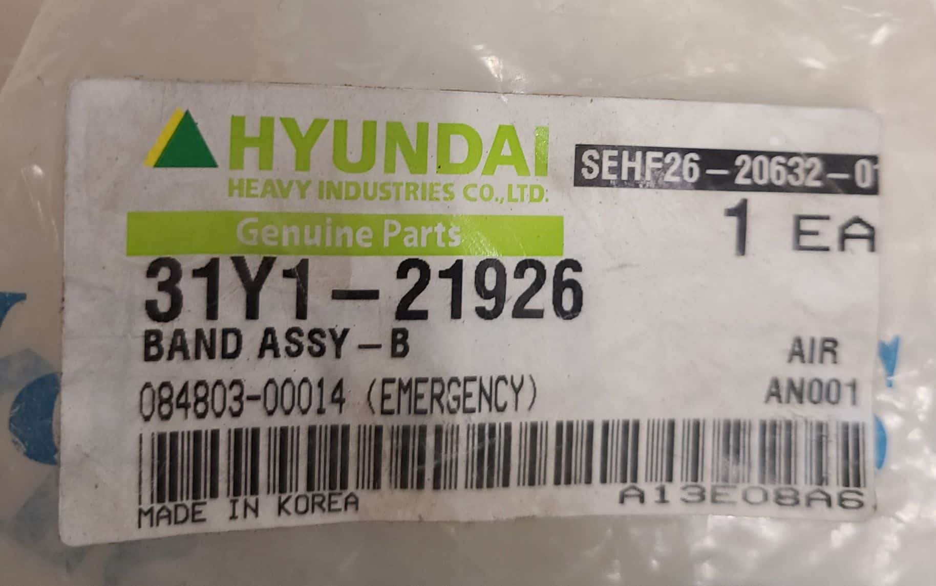 Hyundai Arm Cylinder Clamp - New | # 31Y1-21926