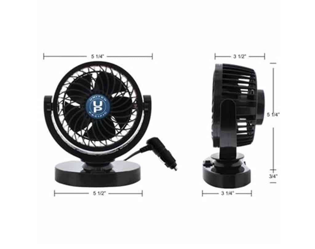 United Pacific 12V Cooling Truck Turbo Fan | # 40847