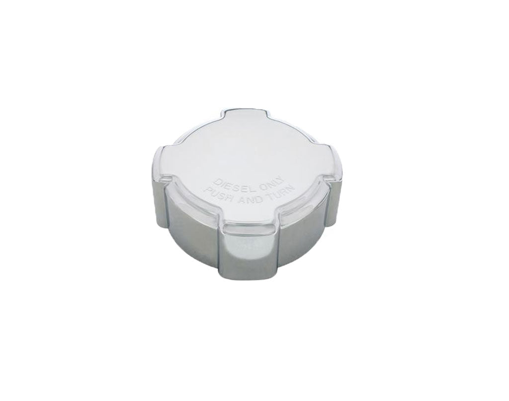 Freightliner Chrome Plastic Fuel Cap Cover | Locking / Non-Locking
